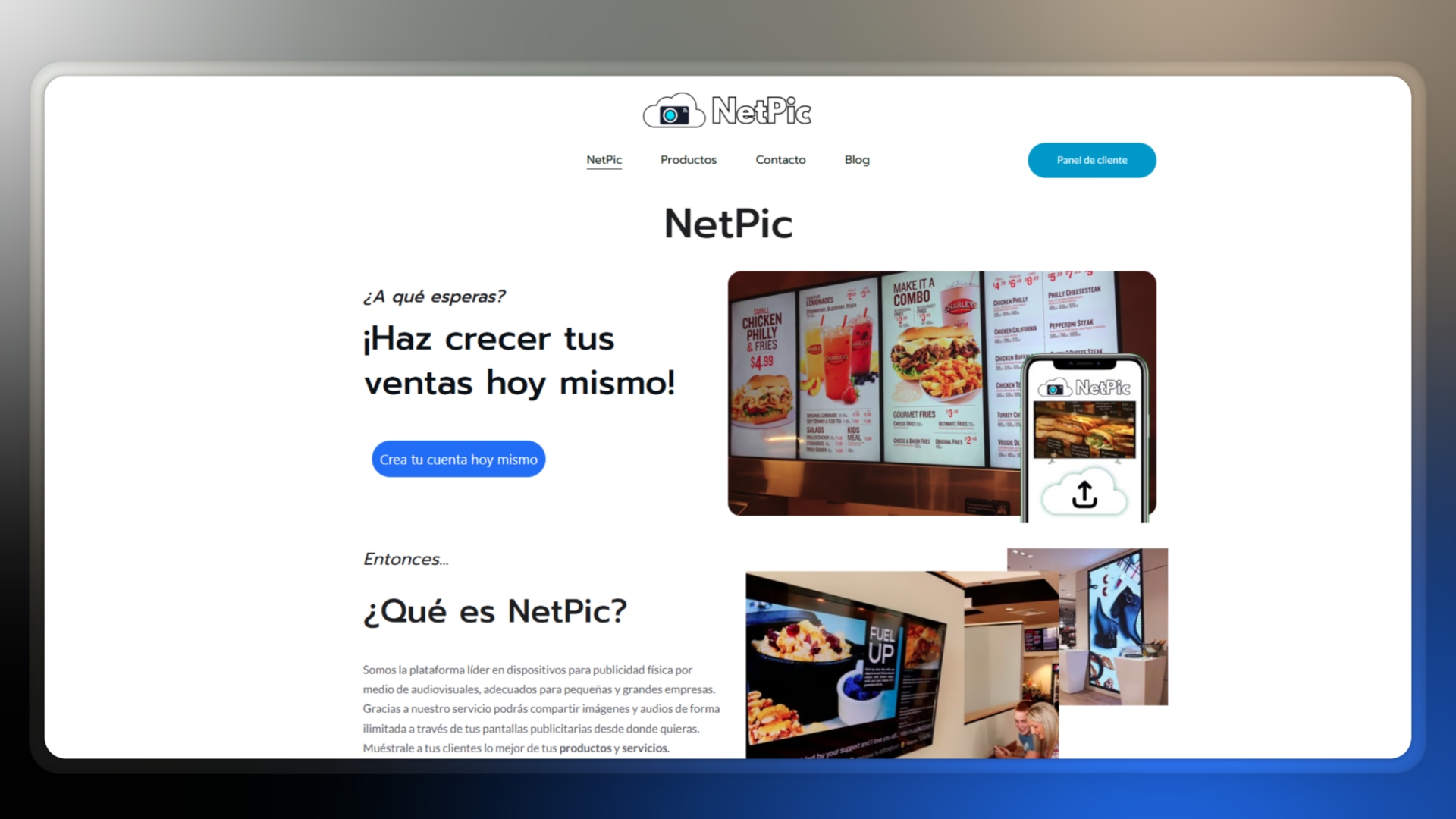 NetPic - Publicité sur appareils physiques